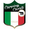 Campingcariste Italie - 15x11,2cm - Sticker/autocollant