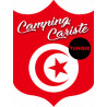 Campingcariste Tunisie - 15x11,2cm - Sticker/autocollant