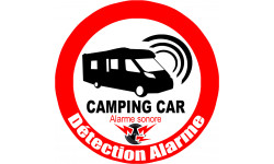 Alarme pour camping car - 10cm - Sticker/autocollant