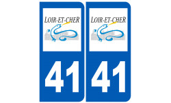 immatriculation 41 (Loir-et-Cher) - Sticker/autocollant