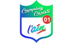 Campingcariste l'Ain 01 - 10x7.5cm - Sticker/autocollant