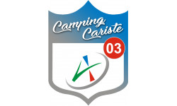 Campingcariste l'Allier 03 - 20x15cm - Sticker/autocollant