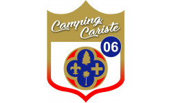 Campingcariste Hautes-Maritimes 06 - 20x15cm - Sticker/autocollant