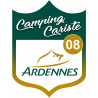 Campingcariste Ardennes 08 - 15x11.2cm - Sticker/autocollant