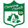 Campingcariste Ariège 09 - 10x7.5cm - Sticker/autocollant