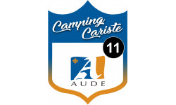 Campingcariste Aude 11 - 10x7.5cm - Sticker/autocollant