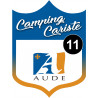 Campingcariste Aude 11 - 10x7.5cm - Sticker/autocollant