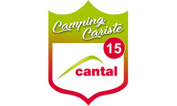 Campingcariste Cantal 15 - 20x15cm - Sticker/autocollant