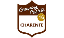 Campingcariste Charente 16 - 20x15cm - Sticker/autocollant