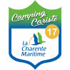 Campingcariste Charente Maritime 17 - 20x15cm - Sticker/autocollant