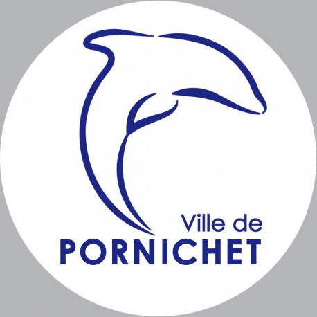 Pornichet (20cm) - Sticker/autocollant