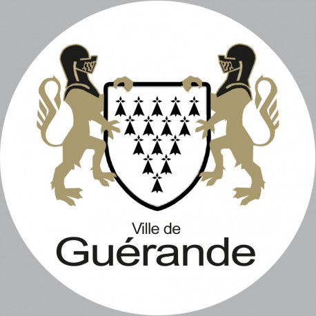 Guérande - 15cm - Sticker/autocollant