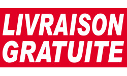 Livraison gratuite - 30x14cm - Sticker/autocollant