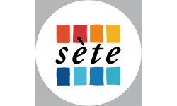 Sète - 20cm - Sticker/autocollant