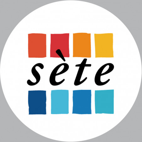 Sète - 15cm - Sticker/autocollant