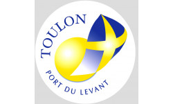 Toulon - 20cm - Sticker/autocollant