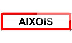 Aixois - 15x4 cm - Sticker/autocollant