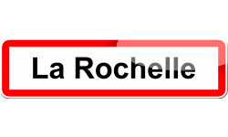 La Rochelle - 15x4 cm - Sticker/autocollant