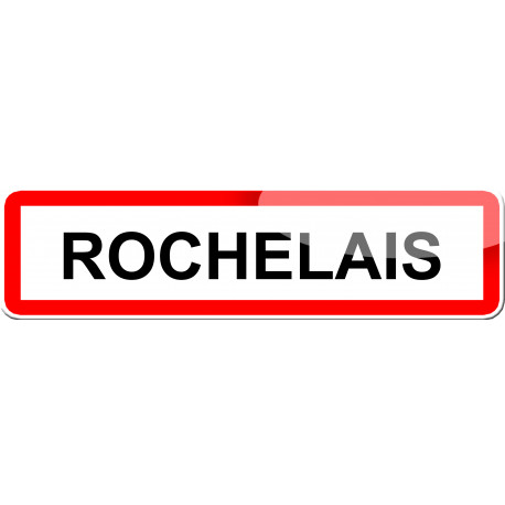 Rochelais - 15x4 cm - Sticker/autocollant