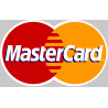 Paiement carte MasterCard accepté - 15x9.2cm - Sticker/autocollant