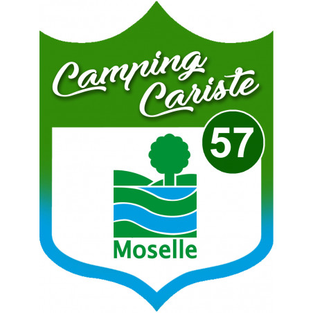 Campingcariste Moselle 57 - 15x11.2cm - Sticker/autocollant