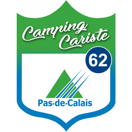 campingcariste Pas de calais 62 - 10x7.5cm - Sticker/autocollant