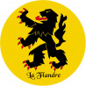 La Flandre du Nord - 10cm - Sticker/autocollant