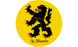 La Flandre du Pas de Calais - 15cm - Sticker/autocollant