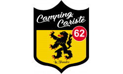 Campingcariste Flandre 62 - 20x15cm - Sticker/autocollant