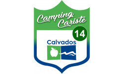 Campingcariste Calvados 14 - 20x15cm - Sticker/autocollant