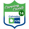 Campingcariste Calvados 14 - 20x15cm - Sticker/autocollant