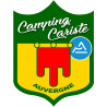 campingcariste Auvergne - 20x15cm - Sticker/autocollant