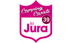 campingcariste Jura 39 - 15x11.2cm - Sticker/autocollant