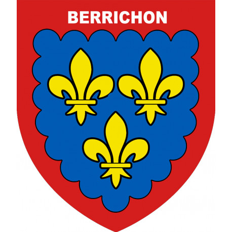 Blason Berrichon - 15x12.8cm - Sticker/autocollant