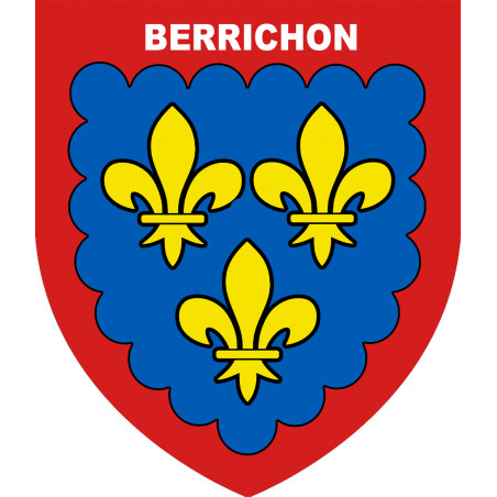 Blason Berrichon - 15x12.8cm - Sticker/autocollant