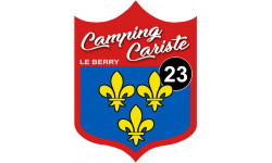 campingcariste du Berry 23 - 15x11.2cm - Sticker/autocollant