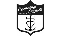 campingcariste Camargue - 15x11.2cm - Sticker/autocollant