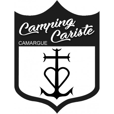 campingcariste Camargue - 10x.5cm - Sticker/autocollant