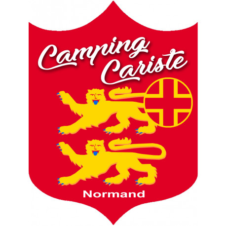 Campingcariste Normandie - 20x15cm - Sticker/autocollant