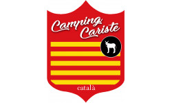 Campingcariste Catalan - 20x15cm - Sticker/autocollant