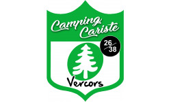 Campingcariste Vercors - 20x15cm - Sticker/autocollant