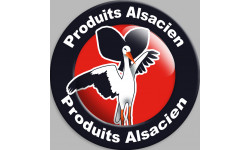 produits Alsacien cigogne - 20cm - Sticker/autocollant