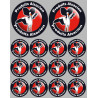 Produits Alsacien cigogne - 2fois 10cm/12fois 5cm - Sticker/autocollant