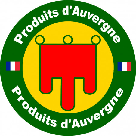 Produit d'Auvergne - 20cm - Sticker/autocollant