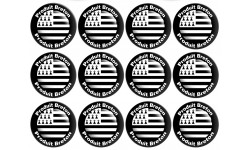 Produit drapeau breton - 12fois 5cm - Sticker/autocollant