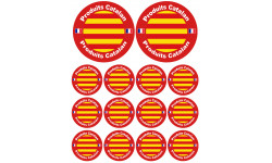 Produits Catalan - 2fois 10cm et 12fois 5cm - Sticker/autocollant