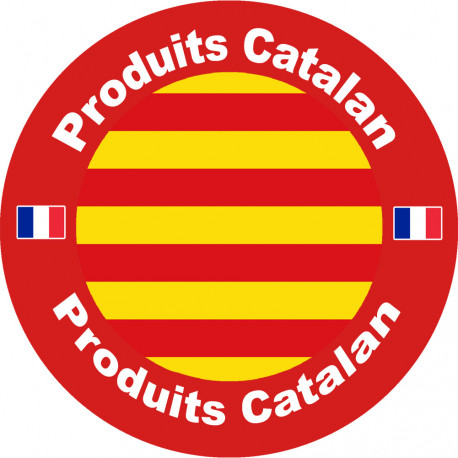 Produits Catalan - 1fois 20cm - Sticker/autocollant