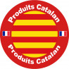 Produits Catalan - 1fois 15cm - Sticker/autocollant