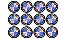 Produits Picardie - 12stickers 5cm - Sticker/autocollant