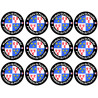 Produits Picardie - 12stickers 5cm - Sticker/autocollant